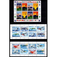 Island. Plancher med forskellige miniark. POSTFRISKE.